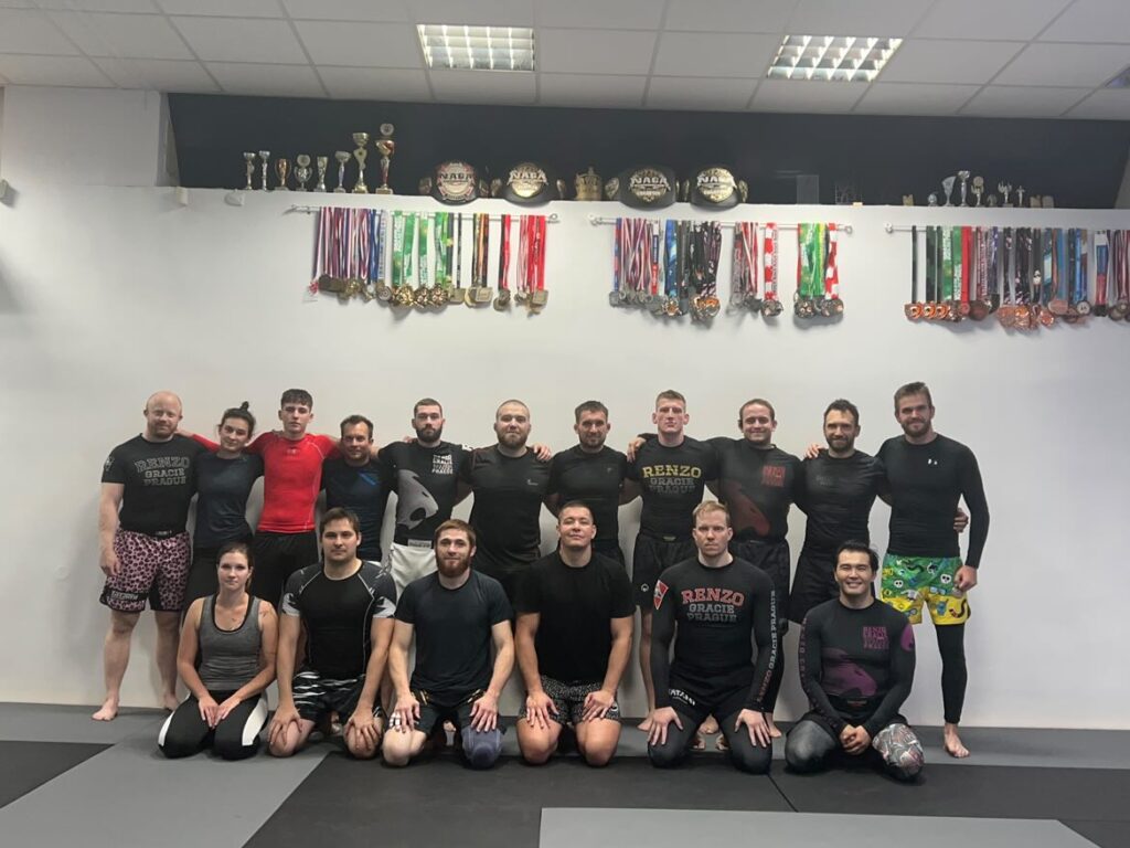 BJJ Praha zápasníci Renzo Gracie